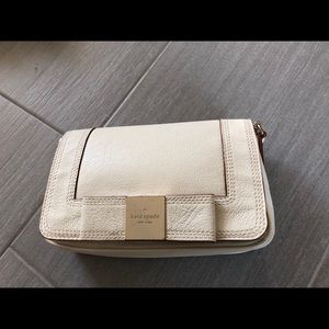 Kate Spade light cream crossbody bag